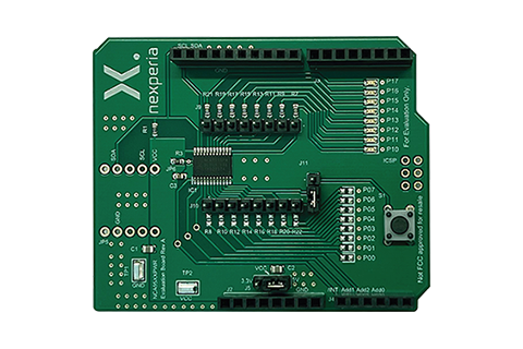 NCA9555 GPIO expander evaluation board